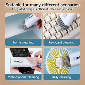 7 in 1 Multi Function Keyboard, Mobile ,Earphone Cleaning Kit