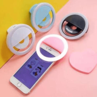 Portable USB Rechargeable Mini Mobile Selfie LED Ring Light