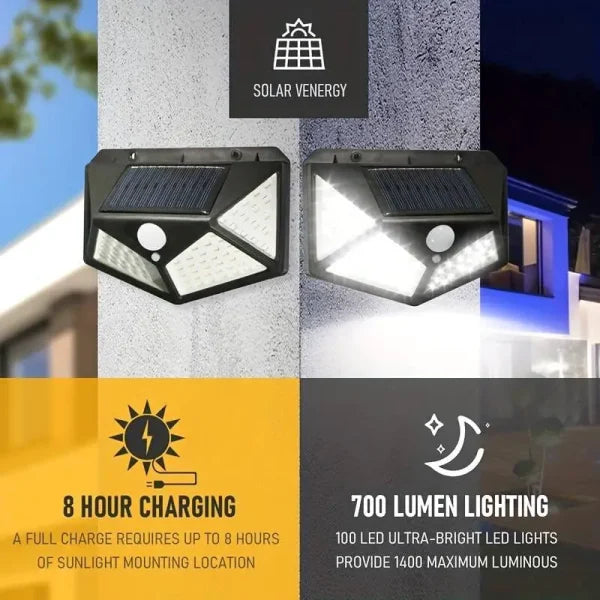 Solar Charging Lamp - Motion Sensor Wall LED Lamp