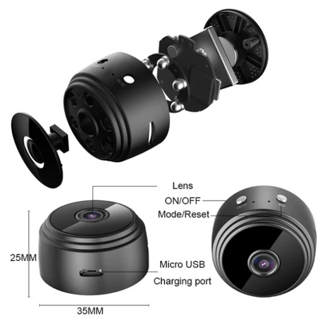 Mini Portable Wireless A9 Security Camera 1080P HD