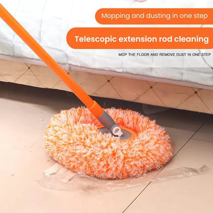 360 Degree Spin Adjustable Cleaning Sunflower Mop 3 Ft Long Pipe